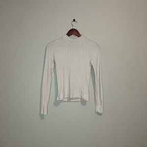 Hollister Cream long sleeve crew neck